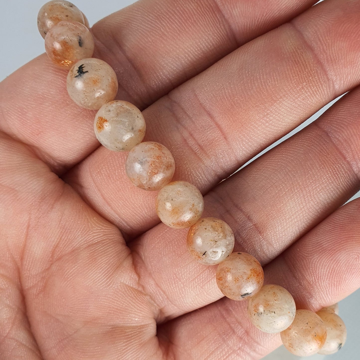 Crystals - Sunstone Bracelet (Round Bead)