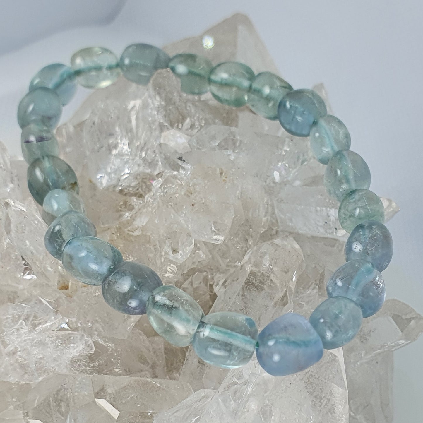 Crystals - Fluorite (Blue) Bracelet