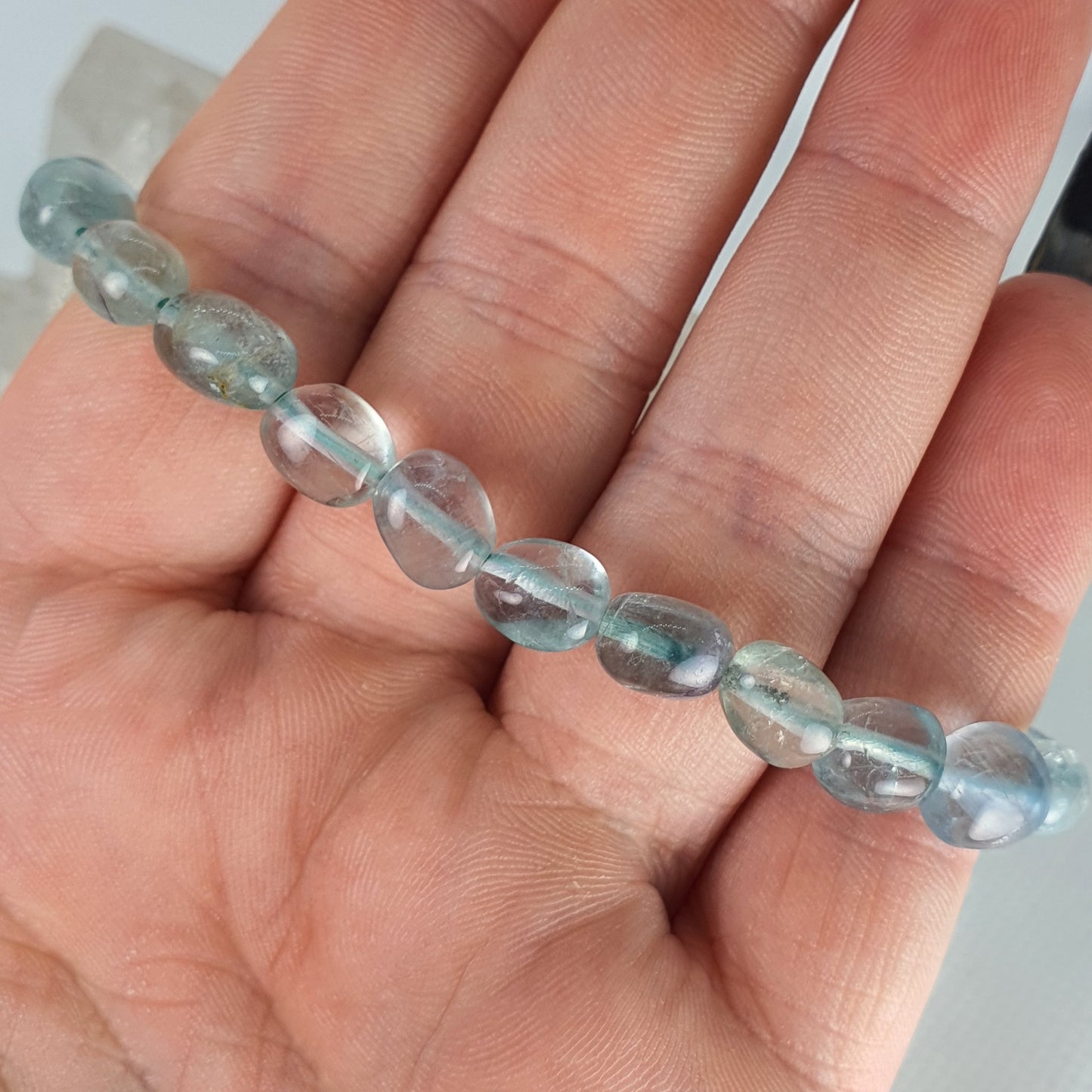 Crystals - Fluorite (Blue) Bracelet