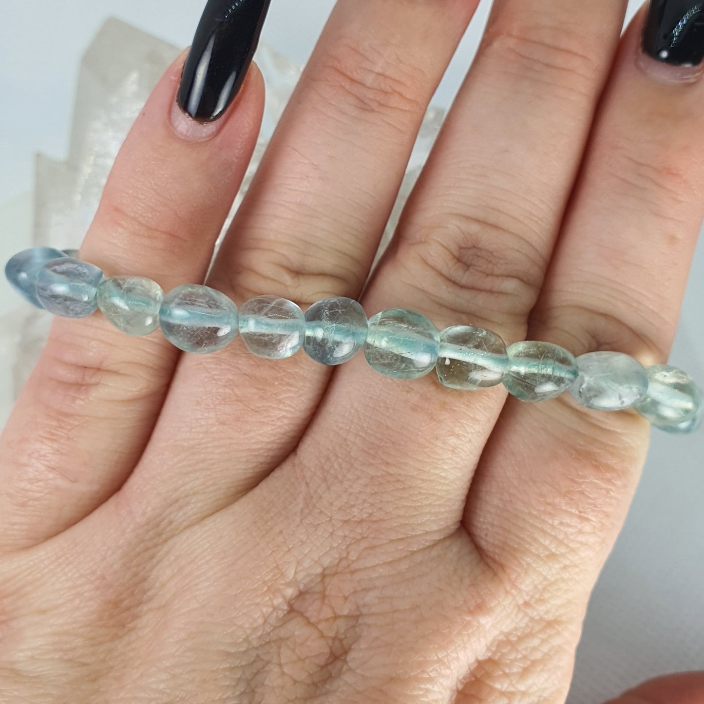 Crystals - Fluorite (Blue) Bracelet