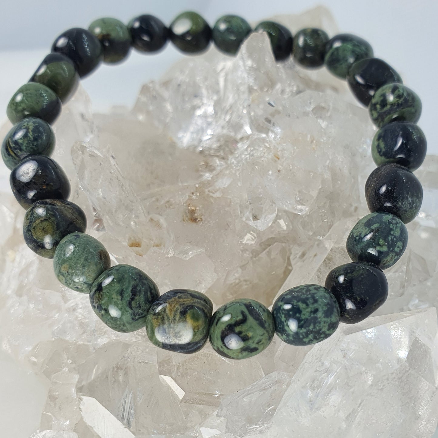 Crystals - Jasper (Kambaba) Bracelet (Tumbled Bead)