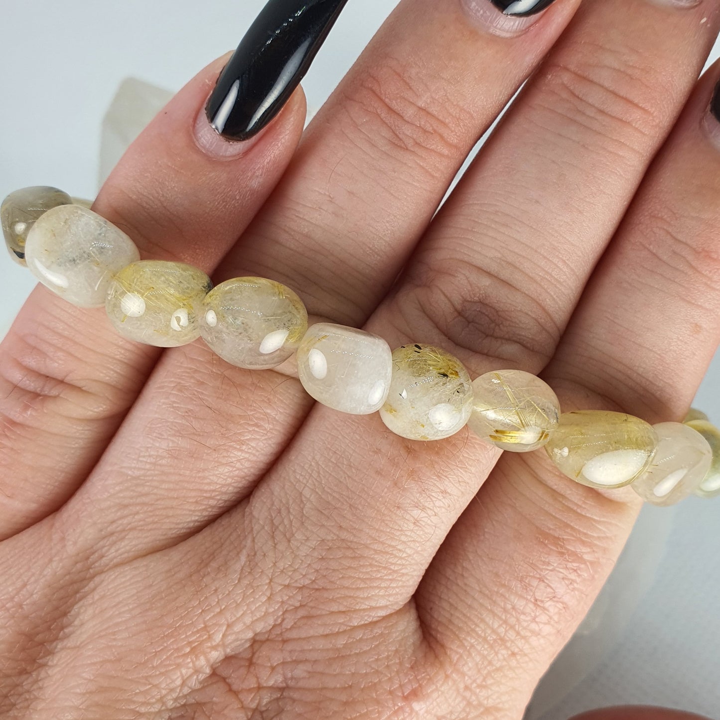 Crystals - Golden Rutile Bracelet (Tumbled Stone)