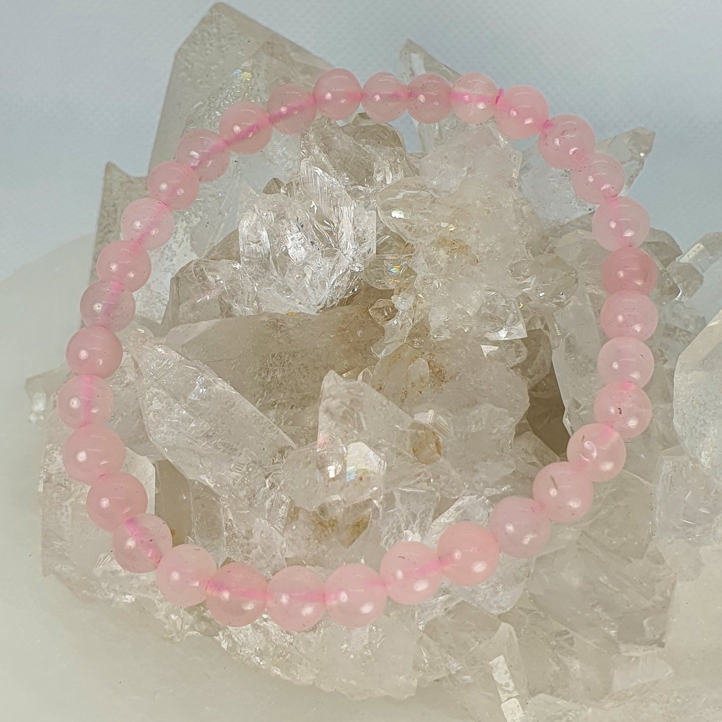 Crystals - Rose Quartz Bracelet (Small Bead)