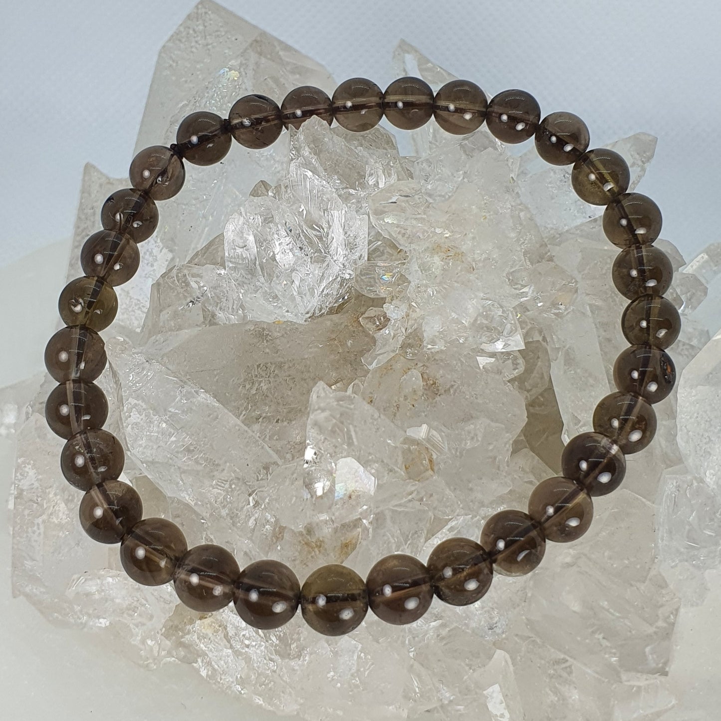 Crystals - Smoky Quartz Bracelet (Small Bead)