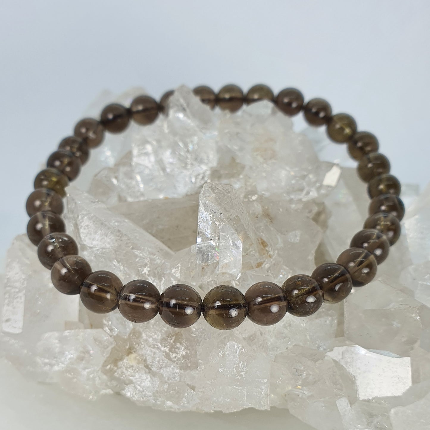Crystals - Smoky Quartz Bracelet (Small Bead)
