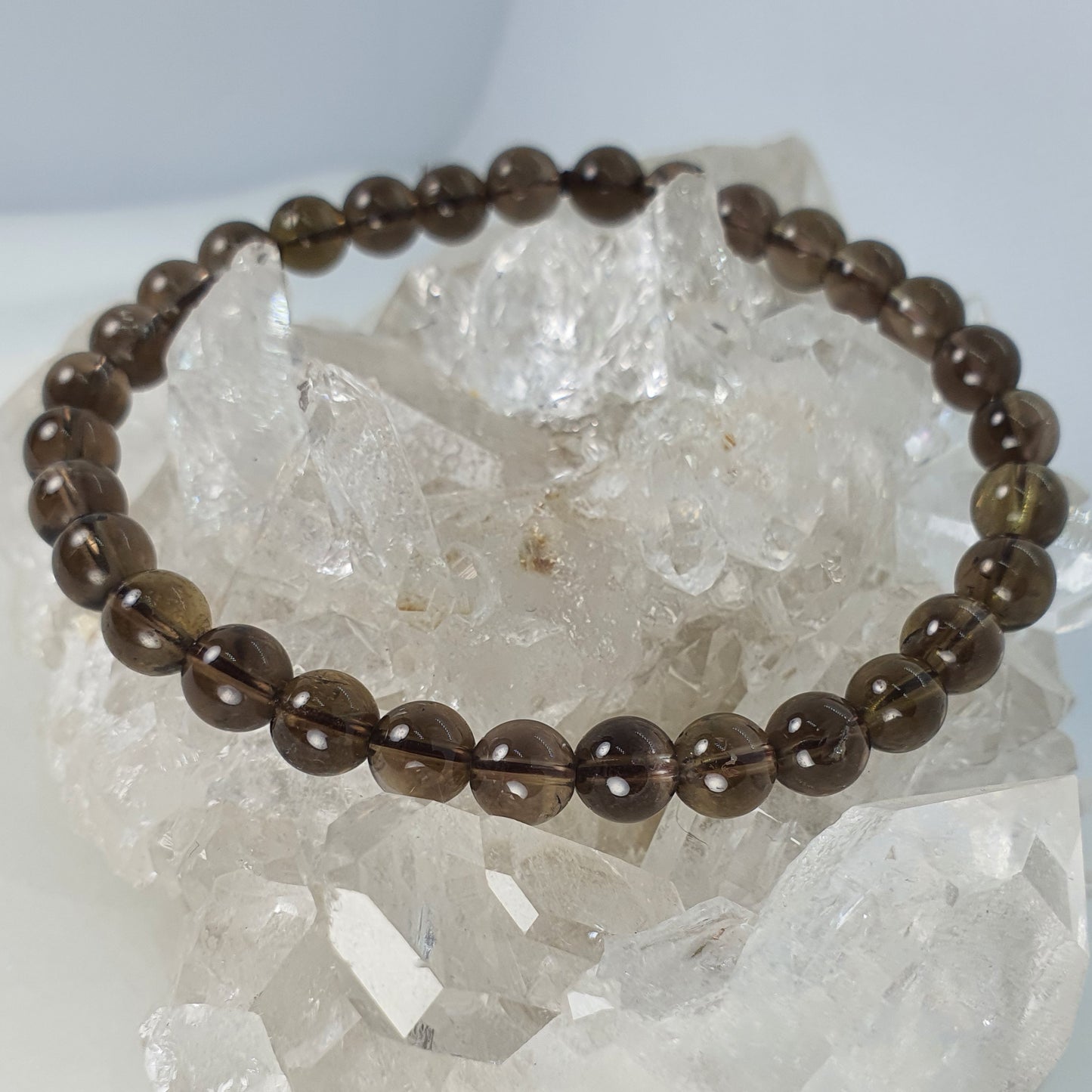 Crystals - Smoky Quartz Bracelet (Small Bead)