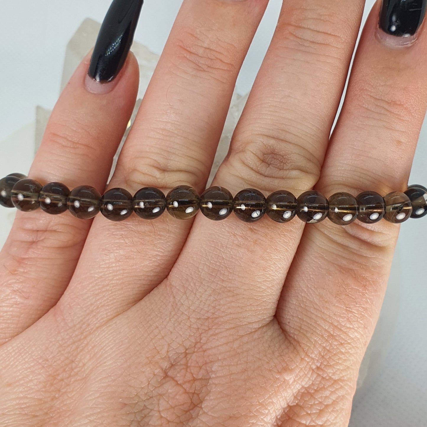 Crystals - Smoky Quartz Bracelet (Small Bead)