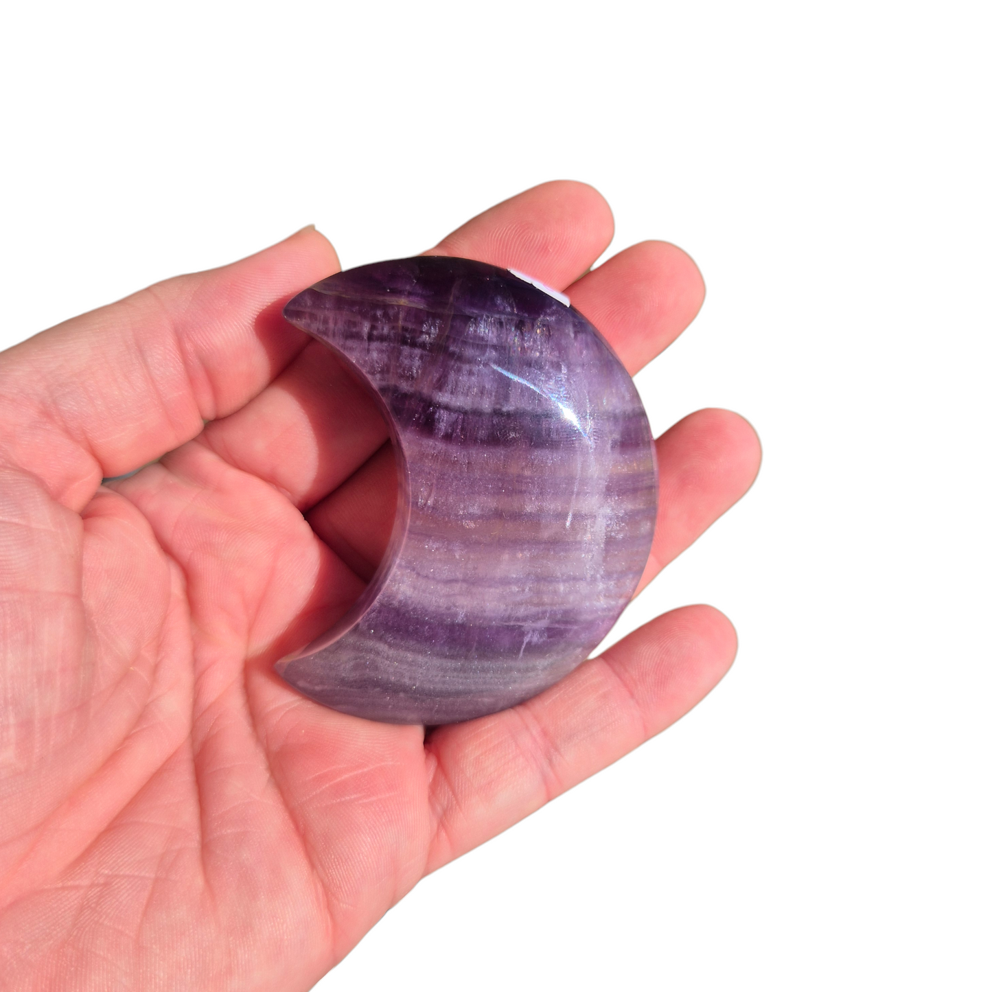 Crystals - Rainbow Fluorite Moon