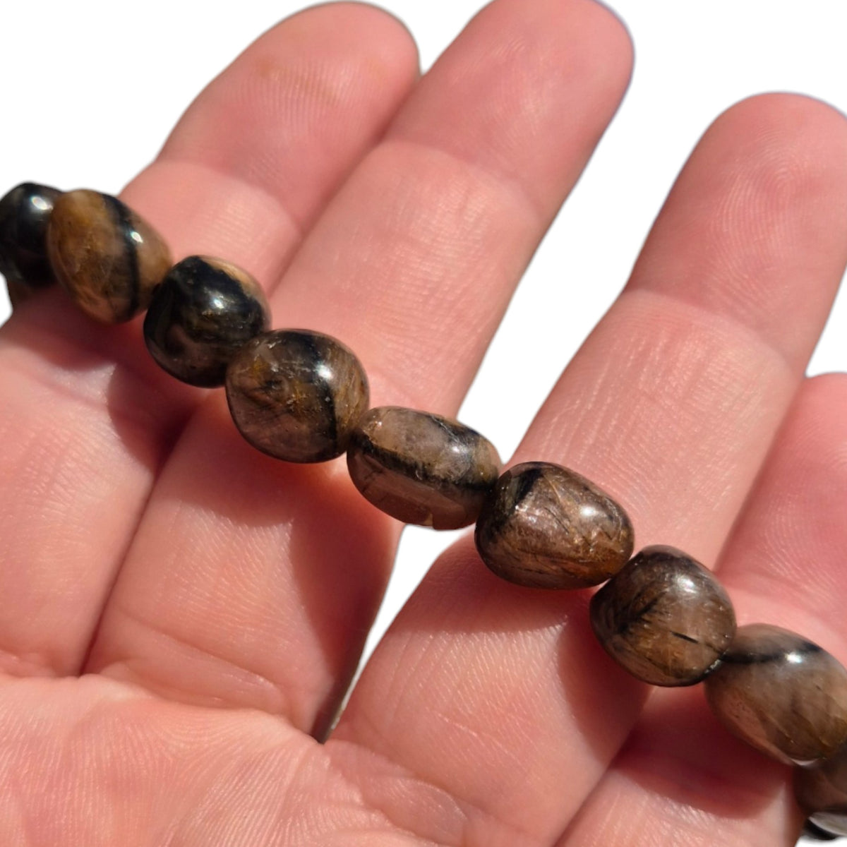 Crystals - Chiastolite Bracelet