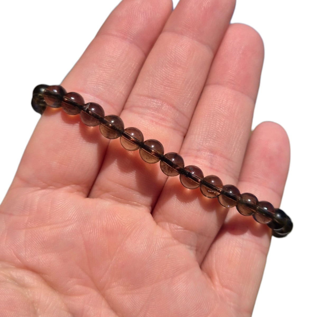 Crystals - Smoky Quartz Bracelet (Small Bead)