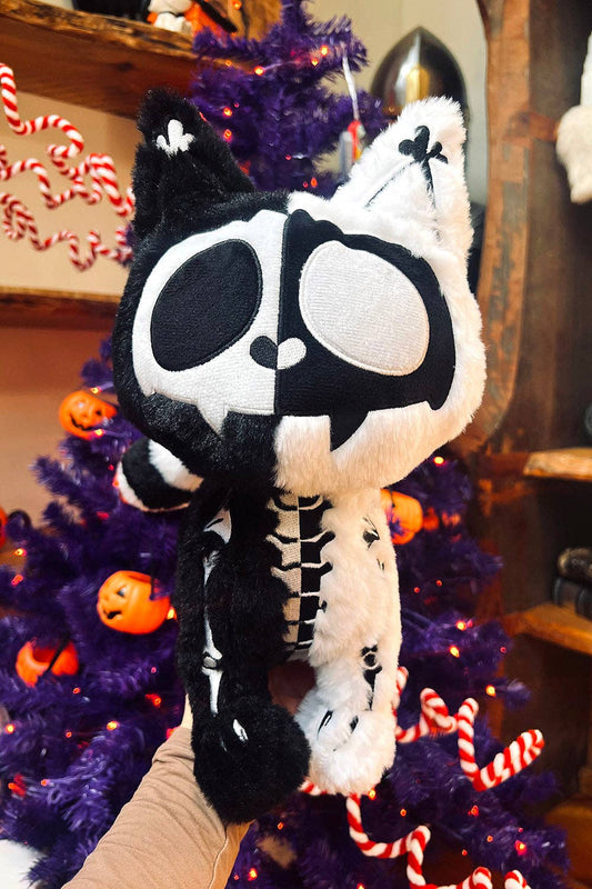 Plushies - Black & White Splitzokitty