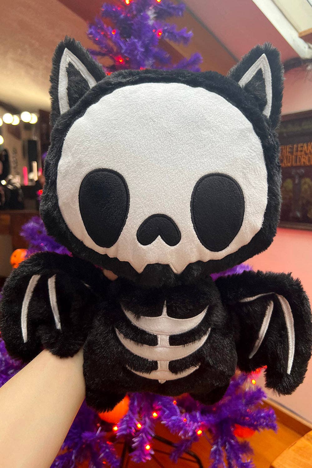 Plushies - Skeleton "I am Night" Bat