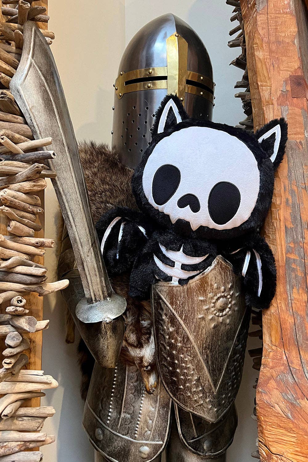 Plushies - Skeleton "I am Night" Bat