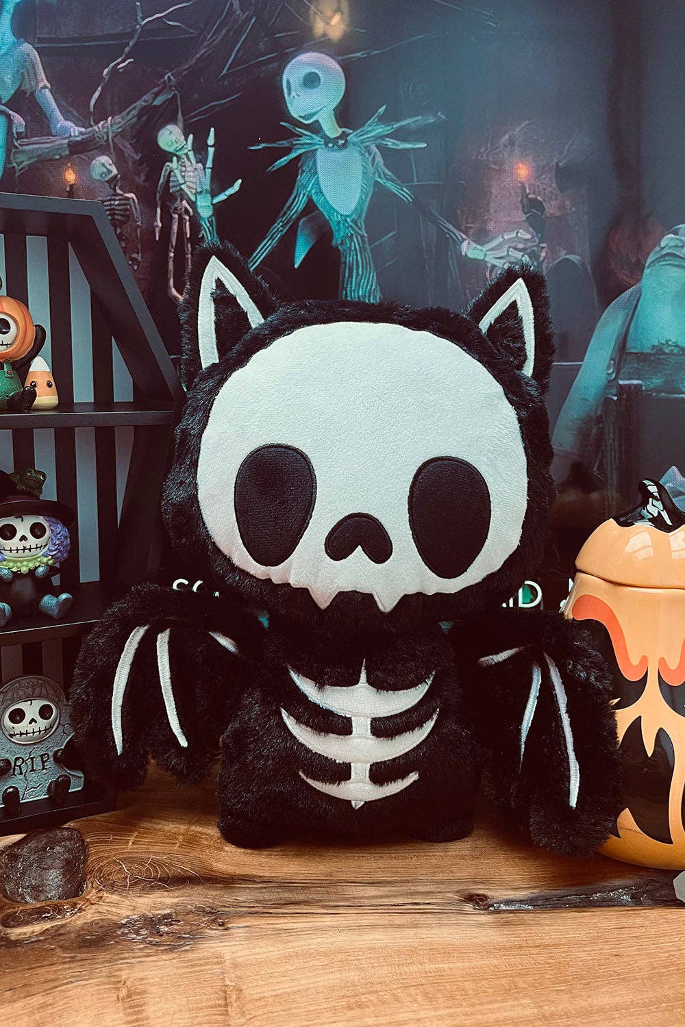 Plushies - Skeleton "I am Night" Bat