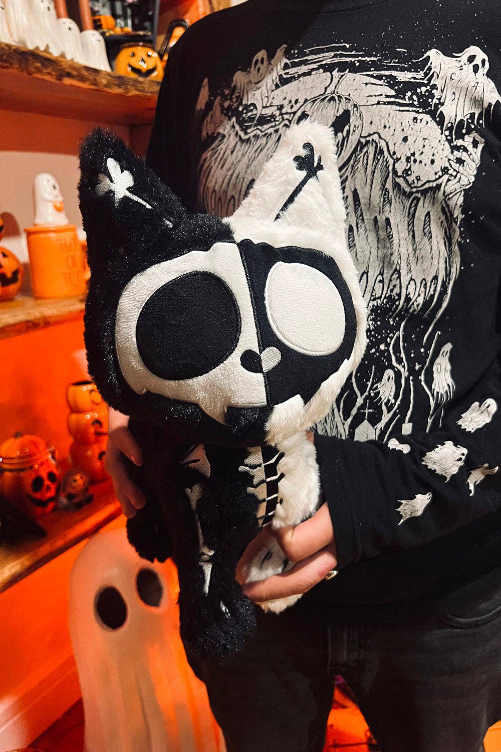 Plushies - Black & White Splitzokitty