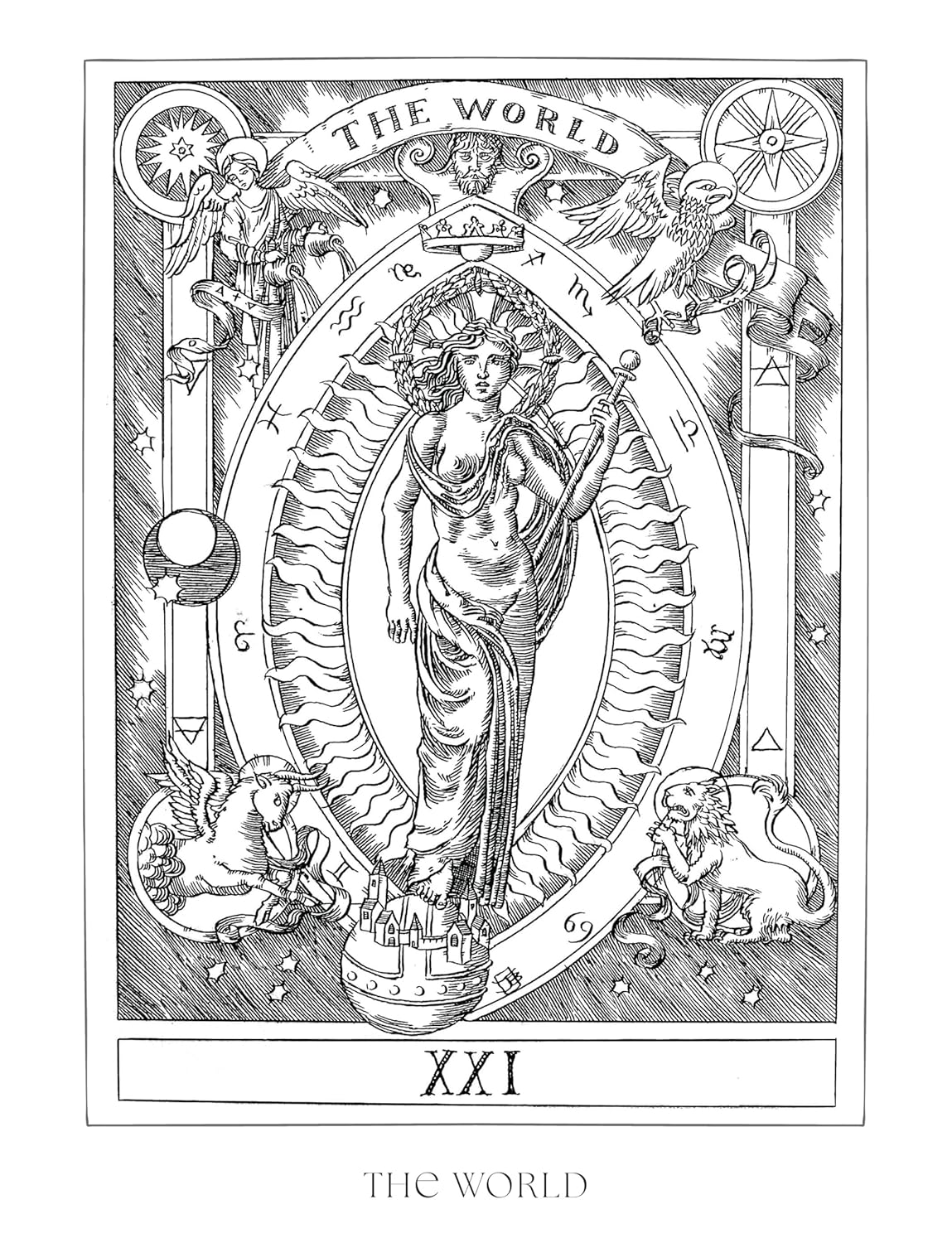 Tarot Journal & Colouring Book