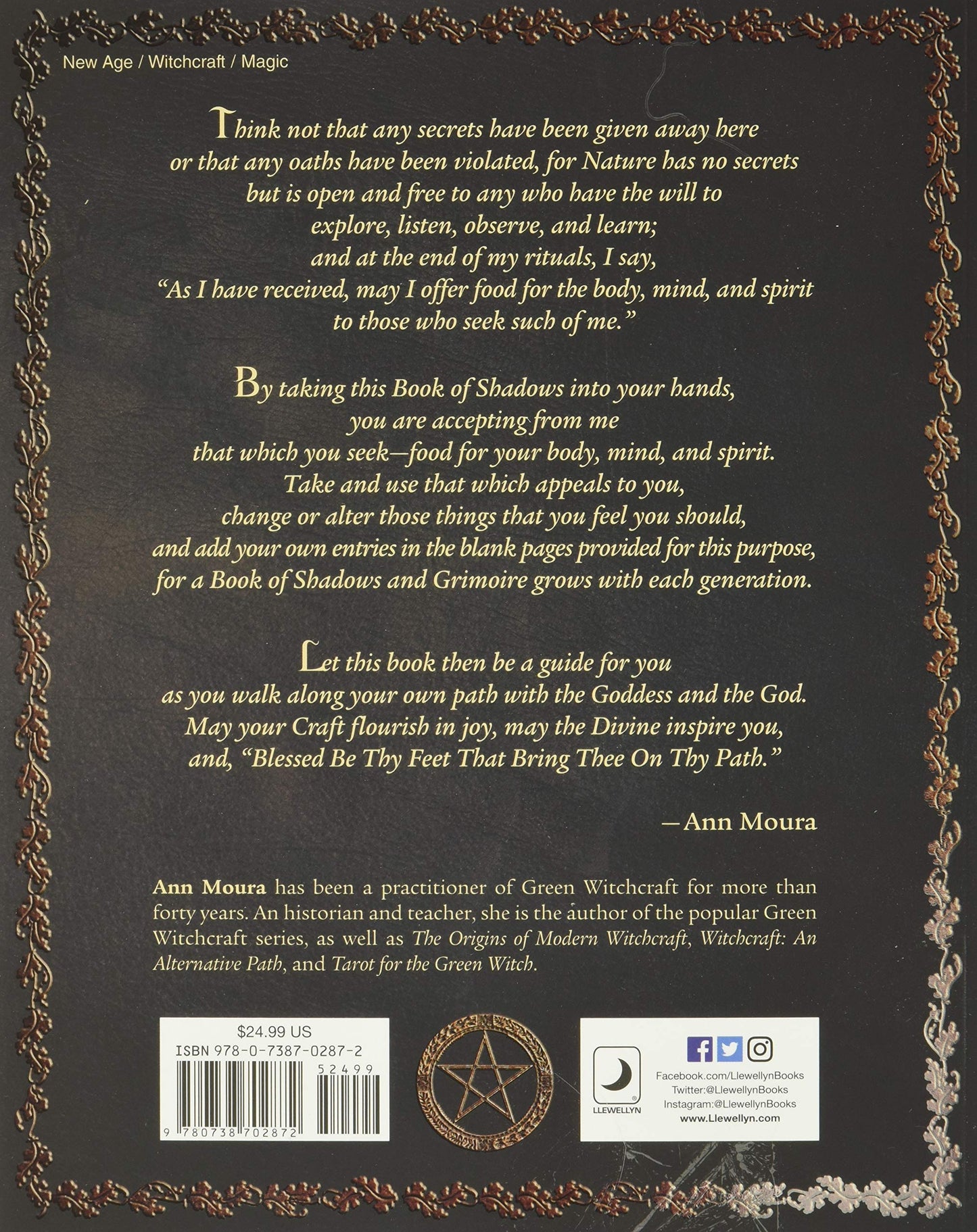 Grimoire for the Green Witch: A Complete Book of Shadows