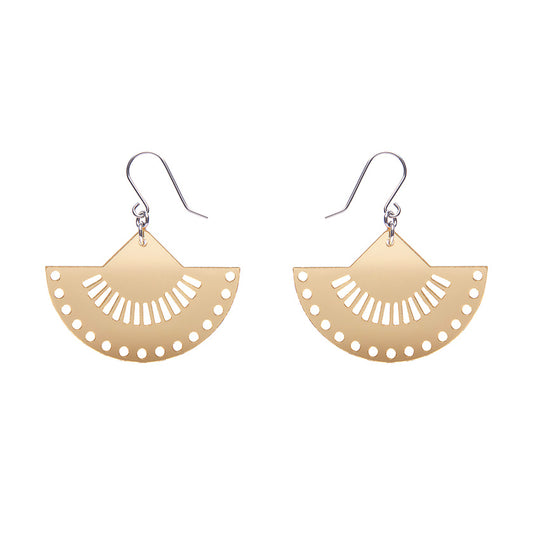 Erstwilder - Boho Fan Essential Drop Earrings - Gold
