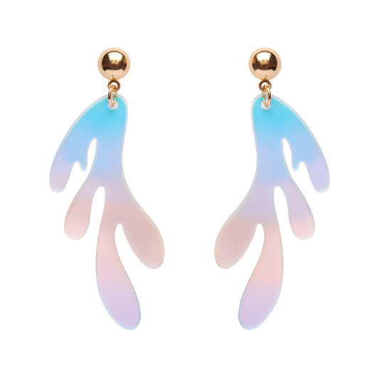 Erstwilder - Reef Coral Drop Earrings - Iridescent