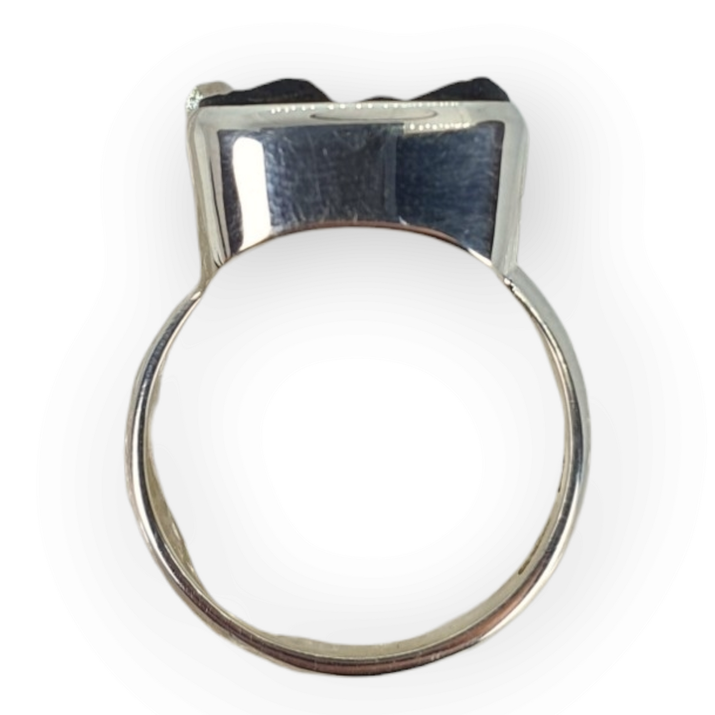 Tourmaline Natural (Rough) Ring - Sterling Silver