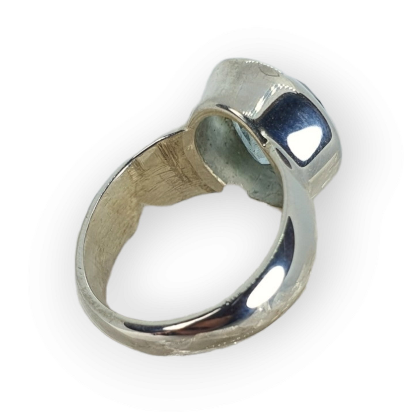 Crystals - Aquamarine Ring - Sterling Silver