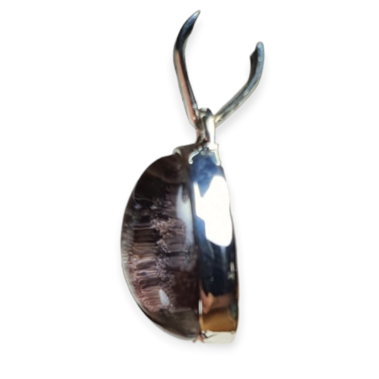 Crystals - Garden/Landscape Quartz (Lodelite) Pendant - Sterling Silver