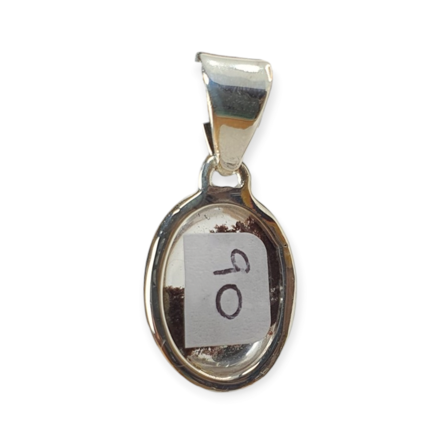 Crystals - Garden/Landscape Quartz (Lodelite) Pendant - Sterling Silver