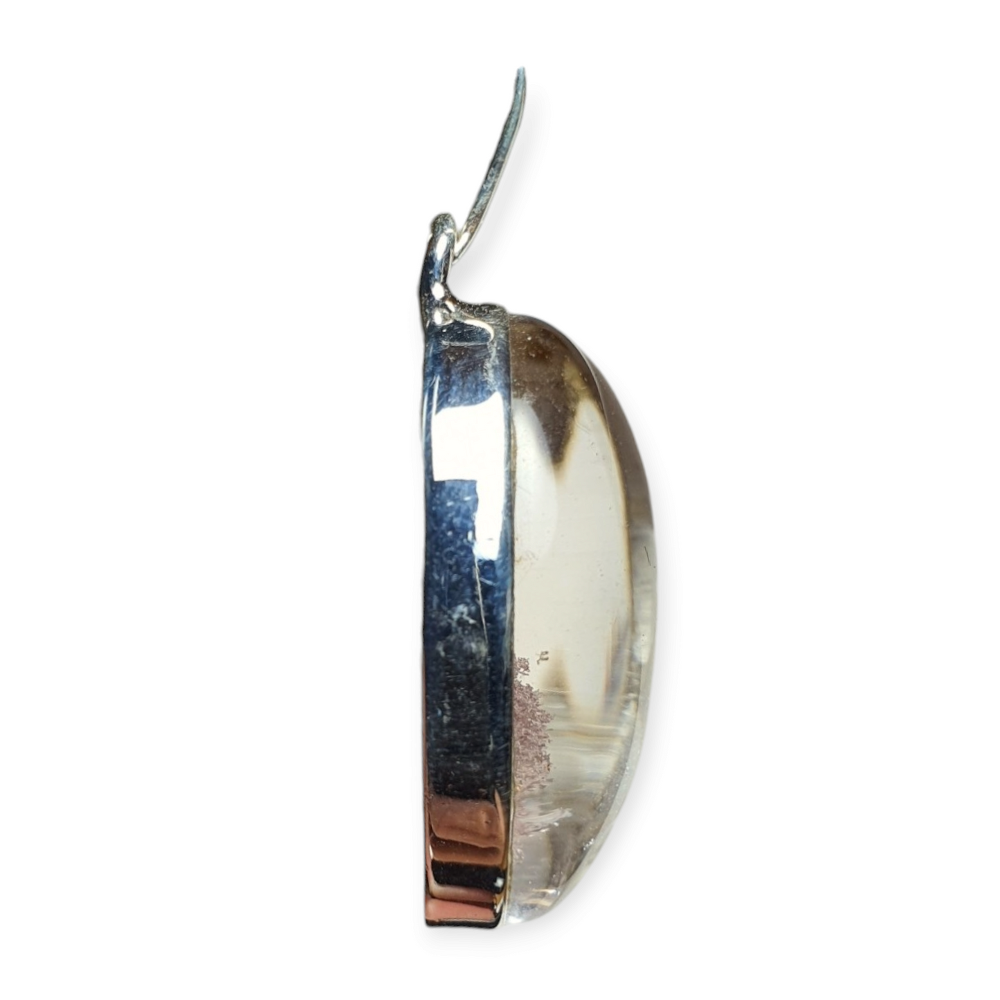 Crystals - Garden/Landscape Quartz (Lodelite) Pendant - Sterling Silver