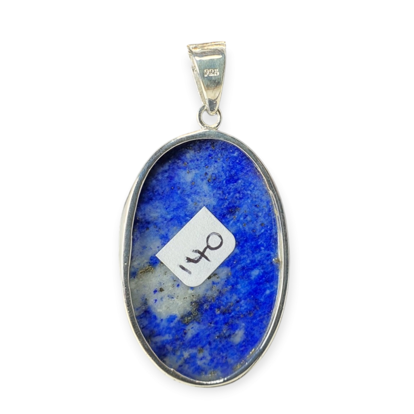 Crystals - Lapis Lazuli Cabochon Pendant - Sterling Silver