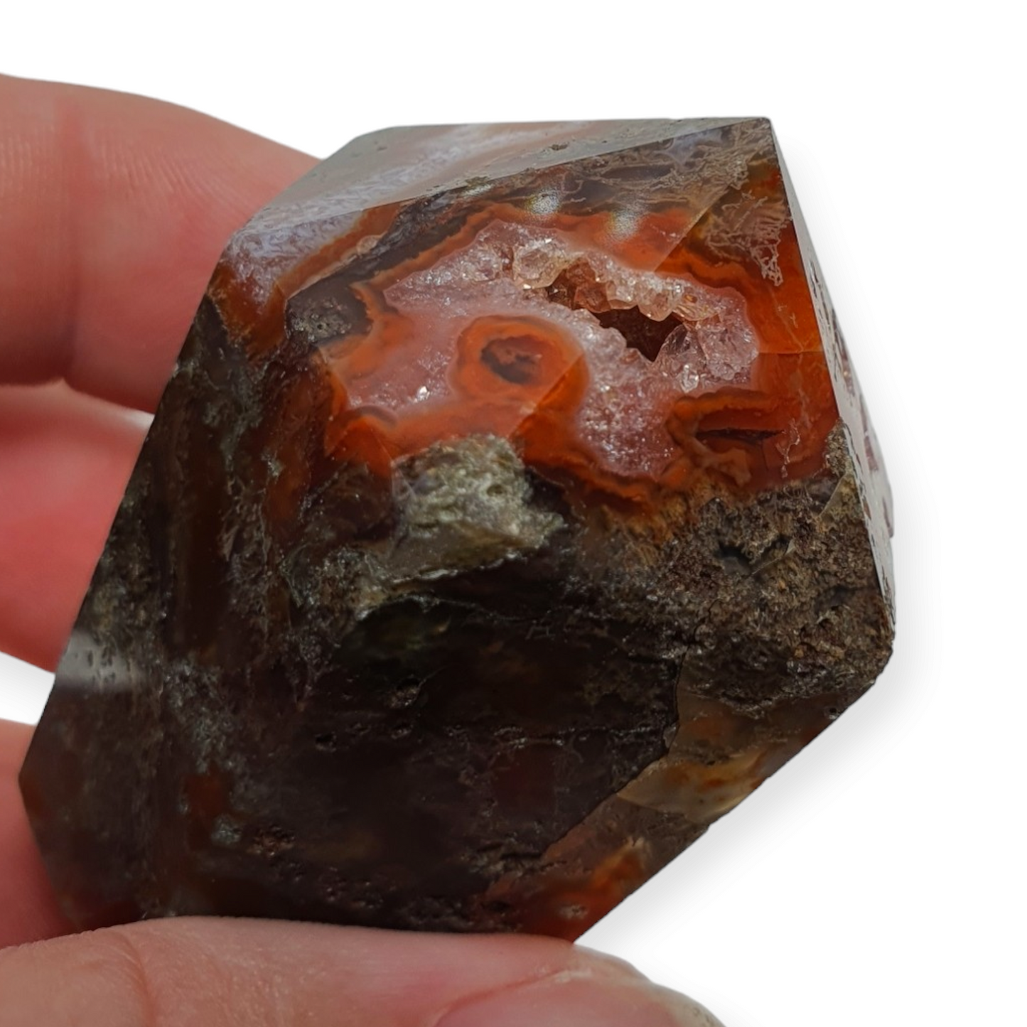 Crystals - Moss Agate (Red and Green) Generator/Point