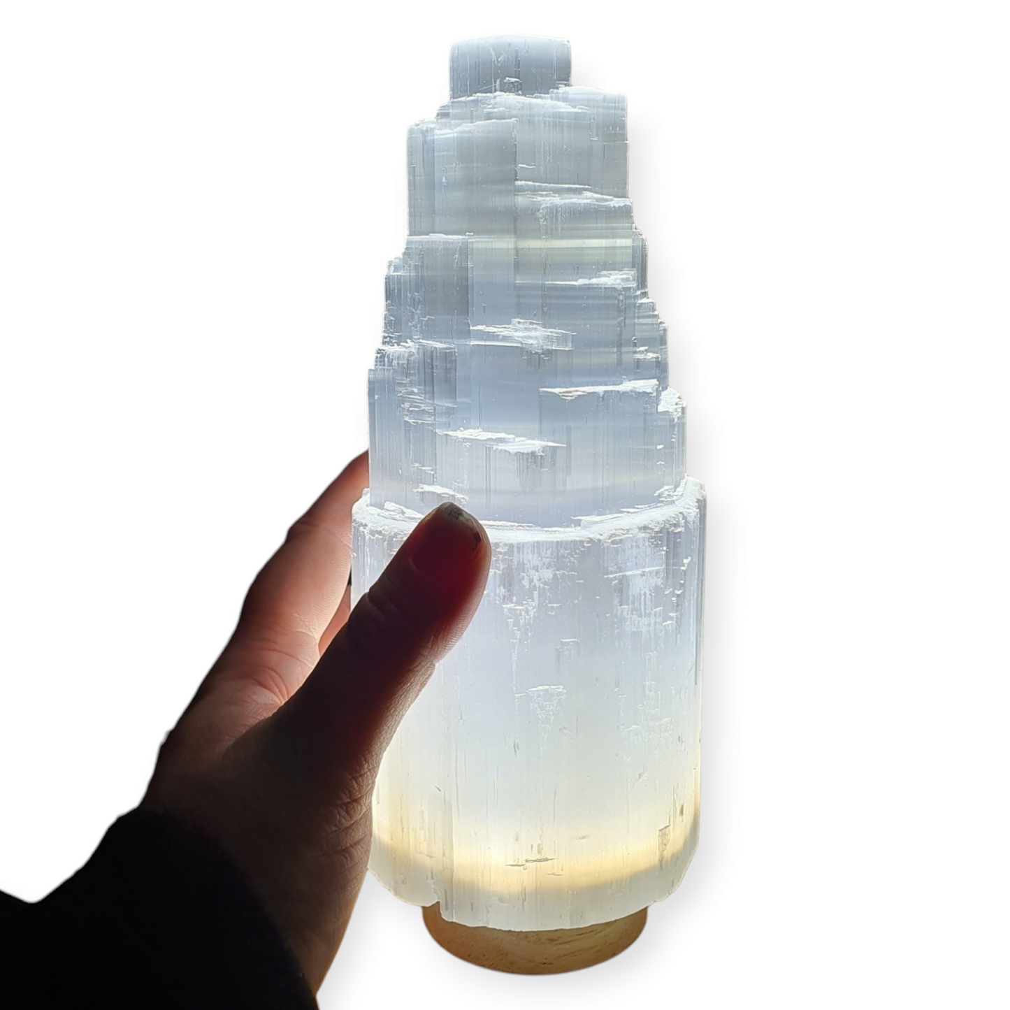 Crystals - Selenite Lamp (with or without LED light base)