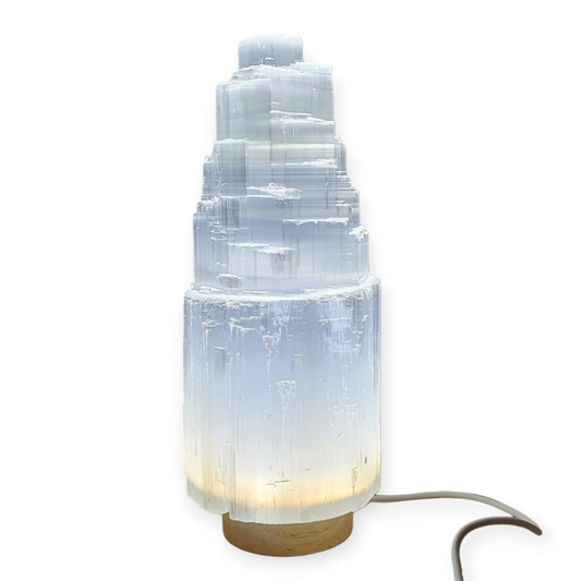 Crystals - Selenite Lamp (with or without LED light base)
