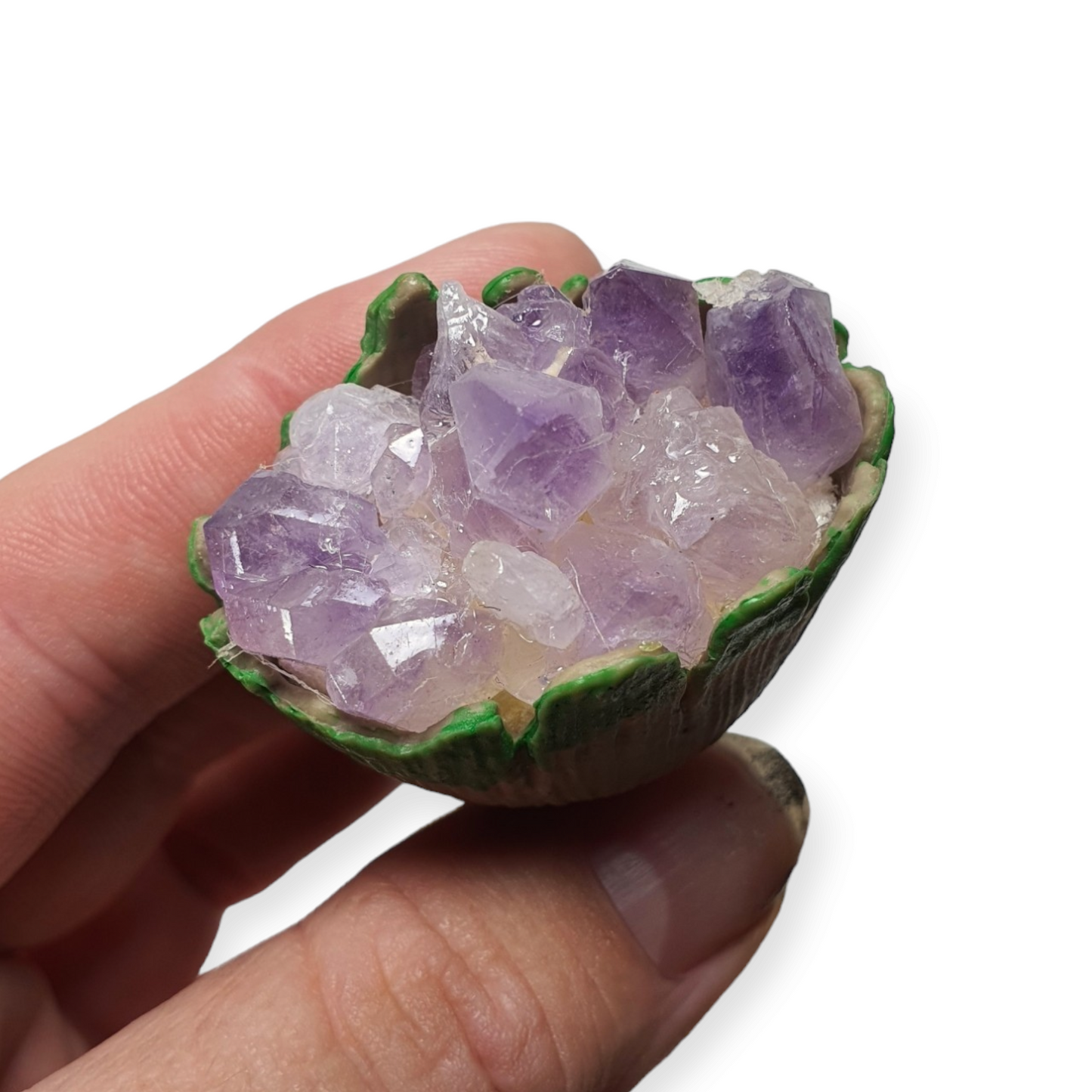 Crystals - Groot Figurine with Amethyst