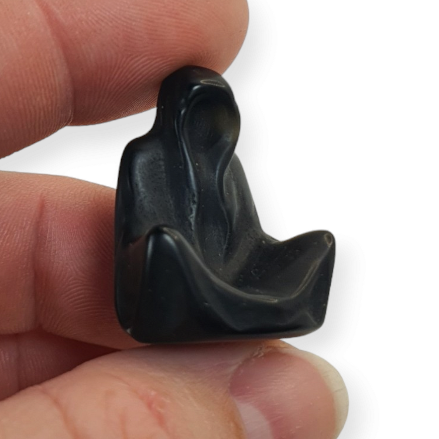 Crystals - Black Obsidian Grim Reaper/Death Mini Carvings