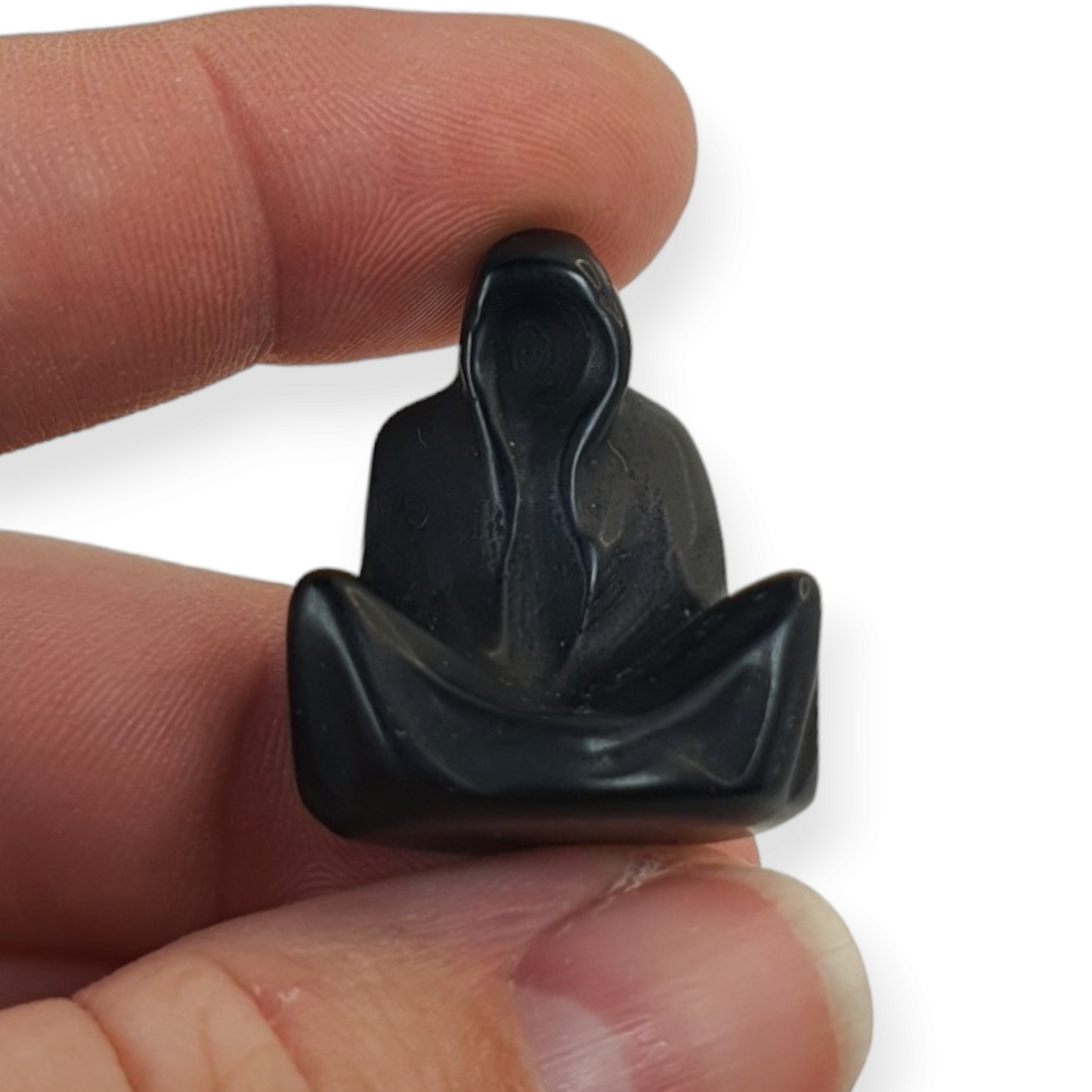 Crystals - Black Obsidian Grim Reaper/Death Mini Carvings