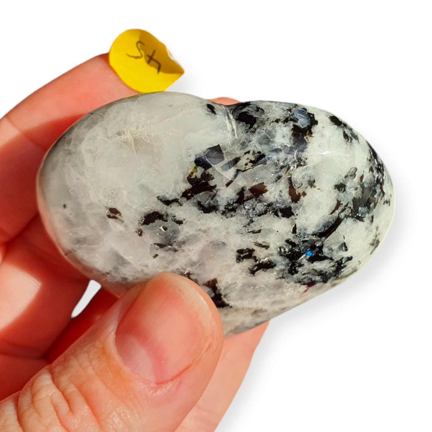 Crystals - Moonstone (Rainbow) Polished Heart