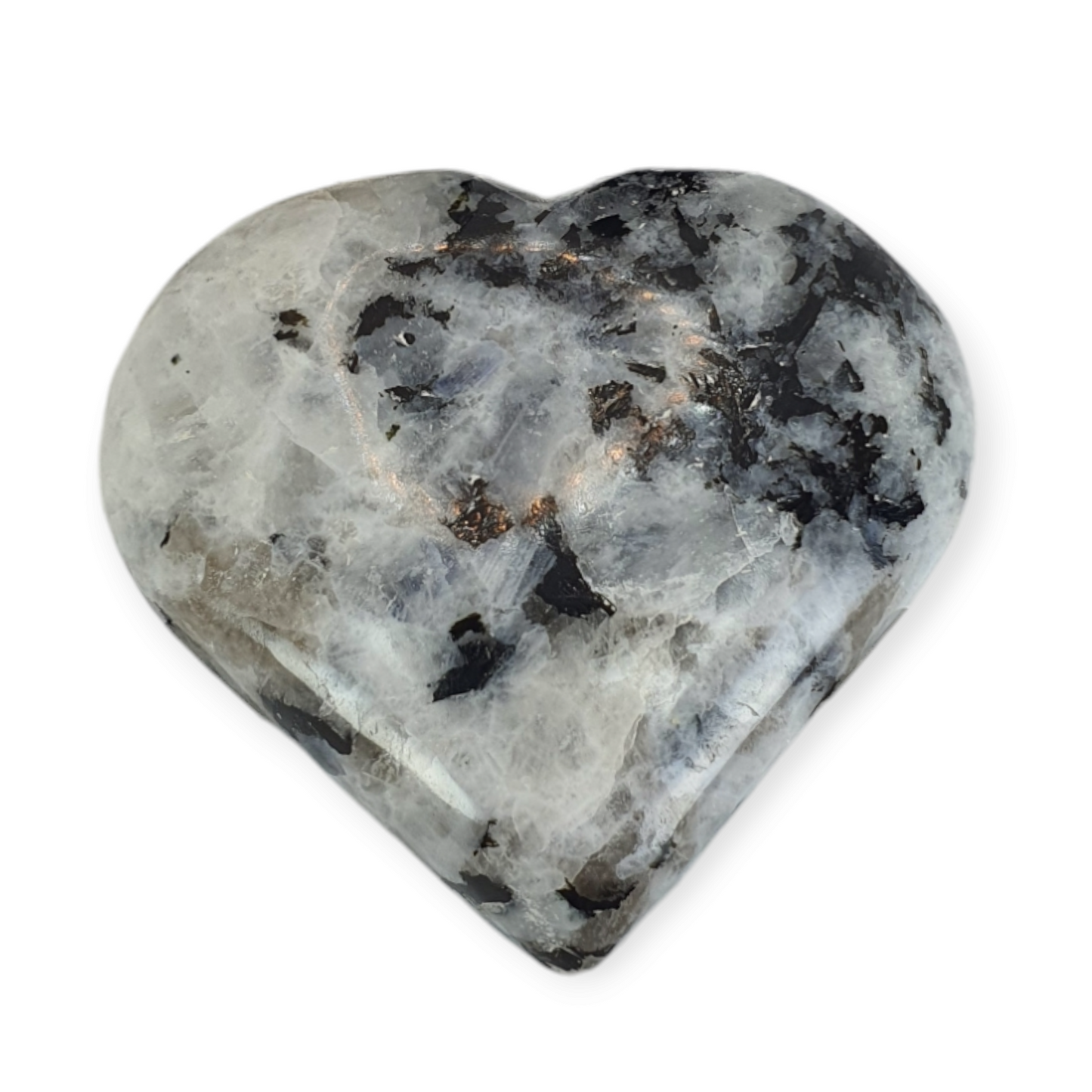 Crystals - Moonstone (Rainbow) Polished Heart