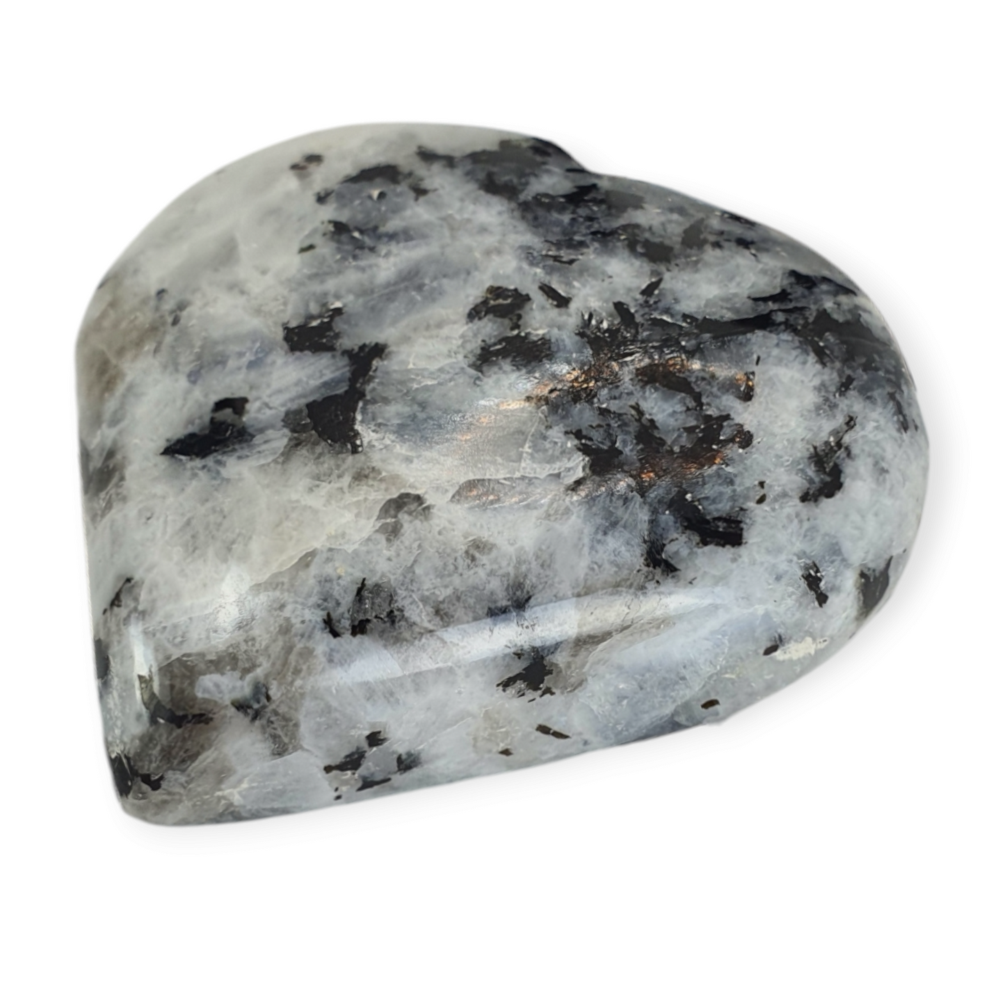 Crystals - Moonstone (Rainbow) Polished Heart