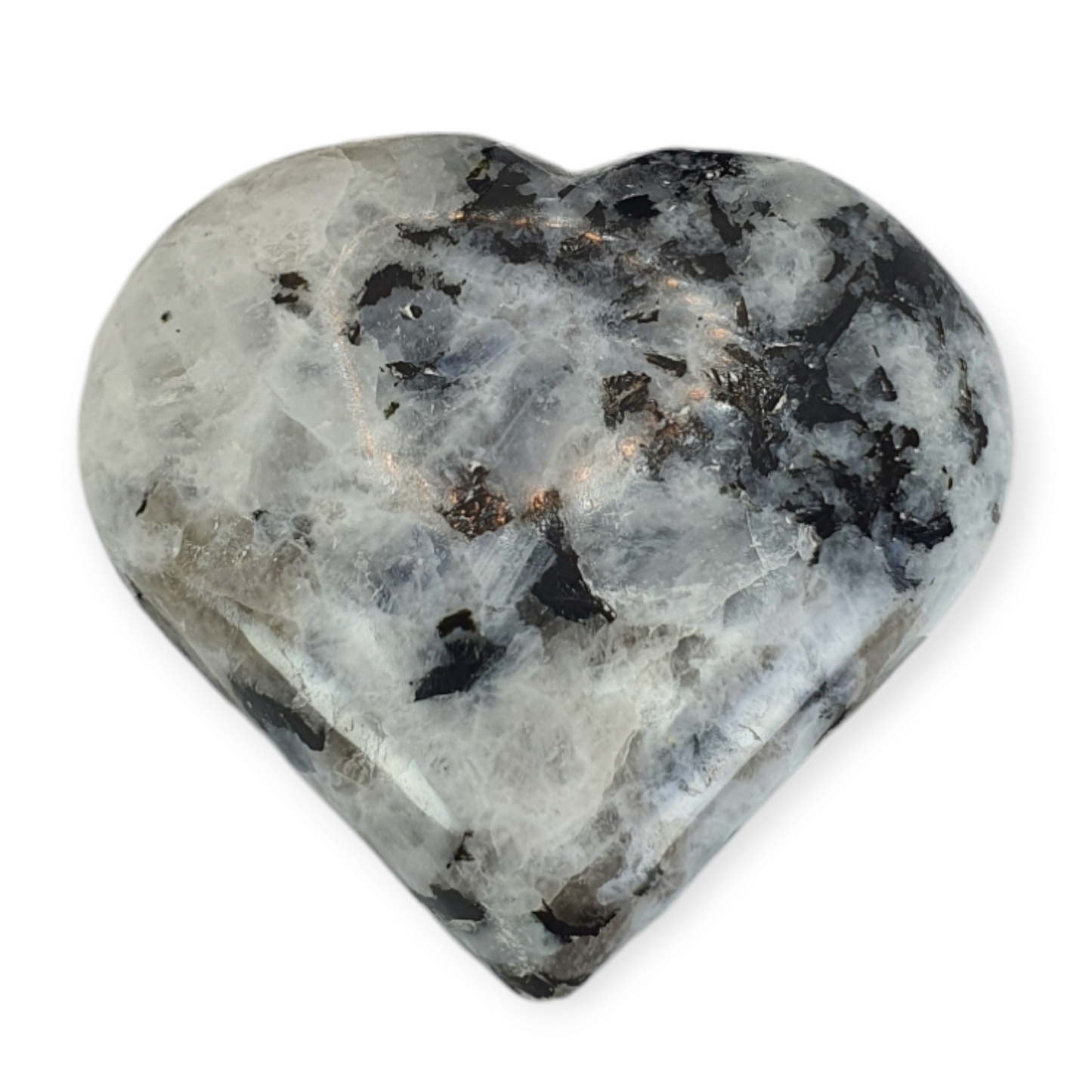 Crystals - Moonstone (Rainbow) Polished Heart