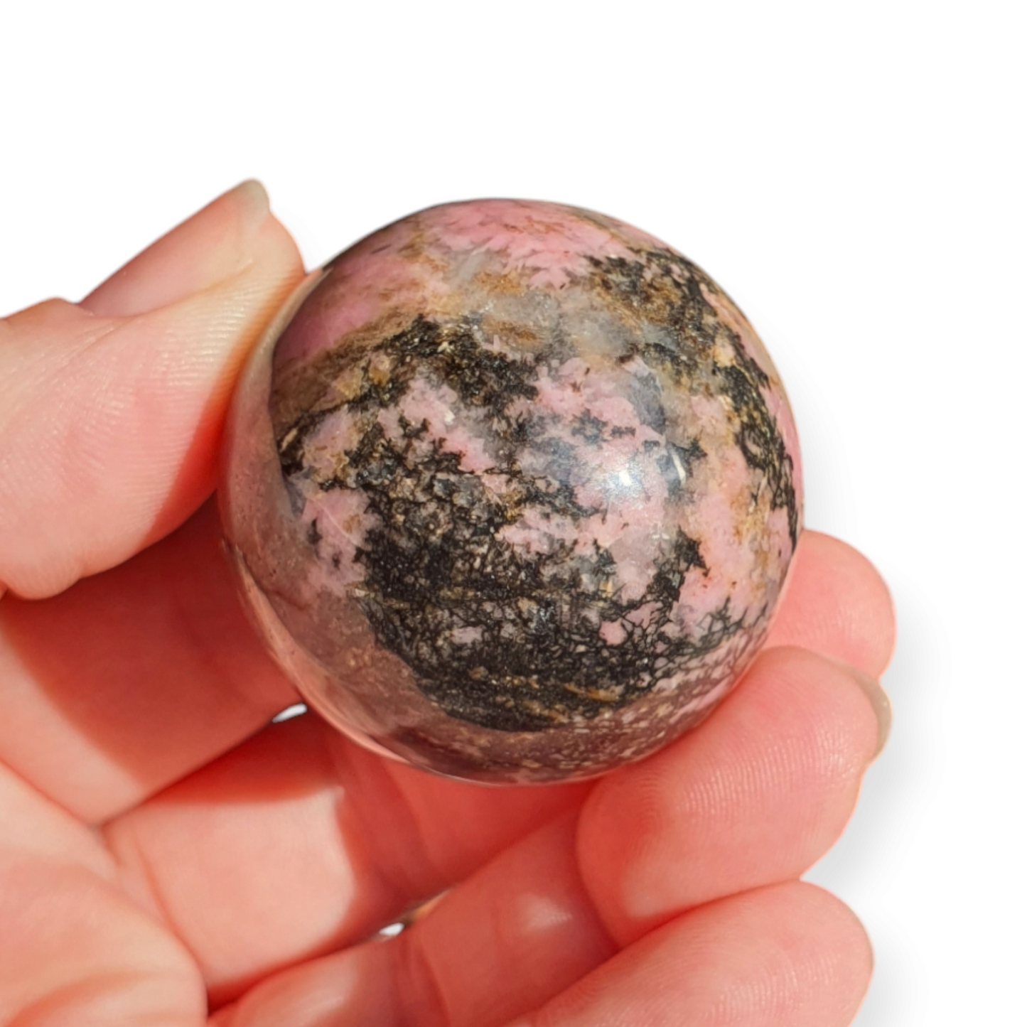 Crystals - Rhodonite Sphere