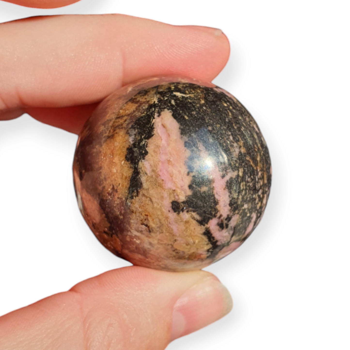 Crystals - Rhodonite Sphere