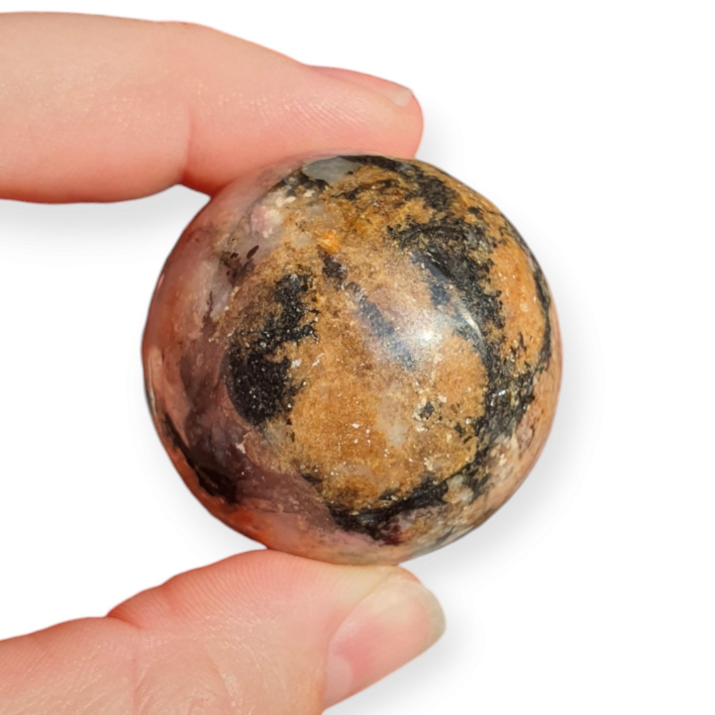 Crystals - Rhodonite Sphere