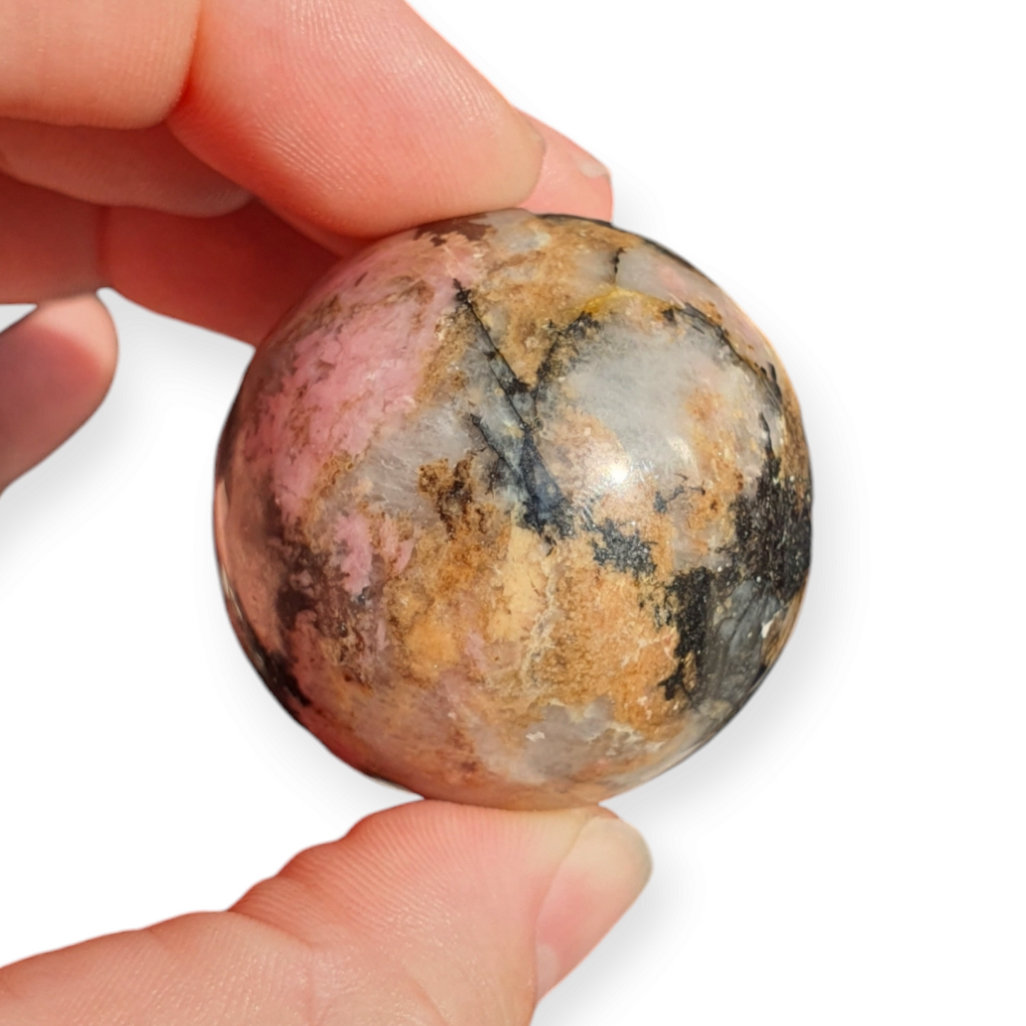 Crystals - Rhodonite Sphere