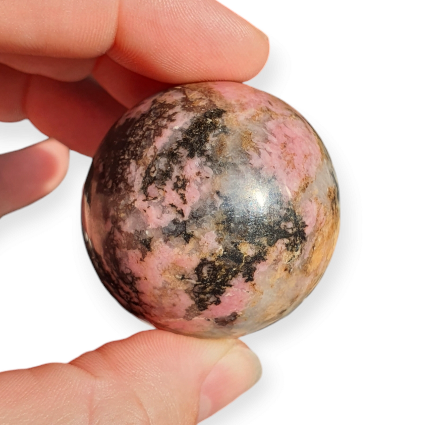 Crystals - Rhodonite Sphere