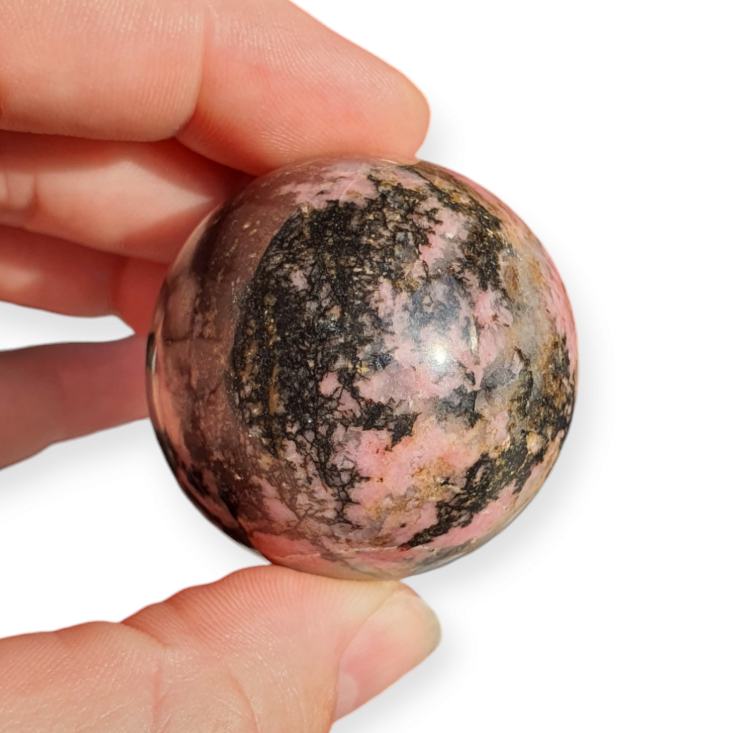 Crystals - Rhodonite Sphere