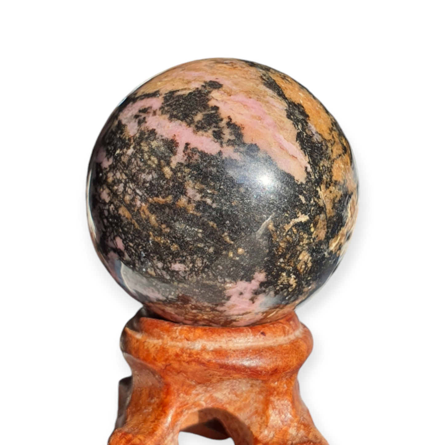 Crystals - Rhodonite Sphere