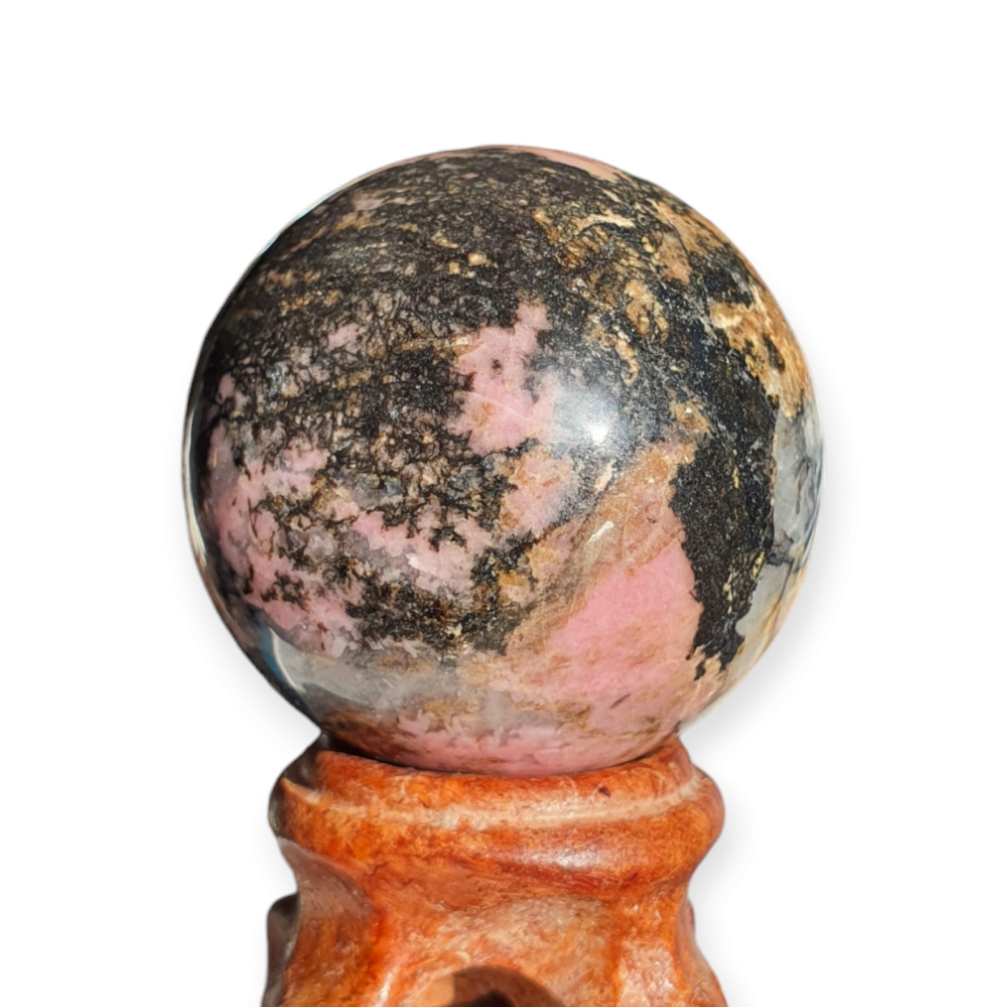 Crystals - Rhodonite Sphere