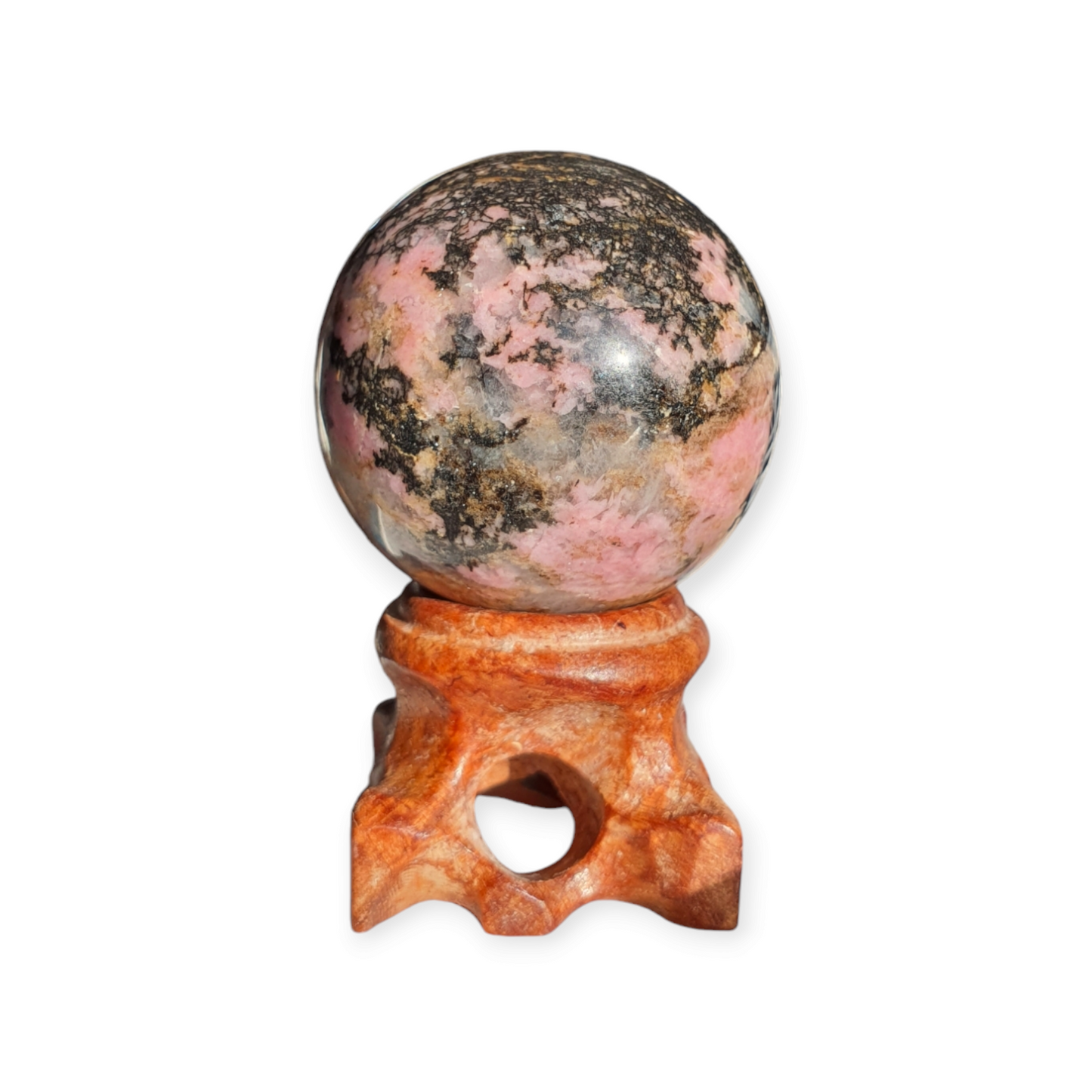 Crystals - Rhodonite Sphere
