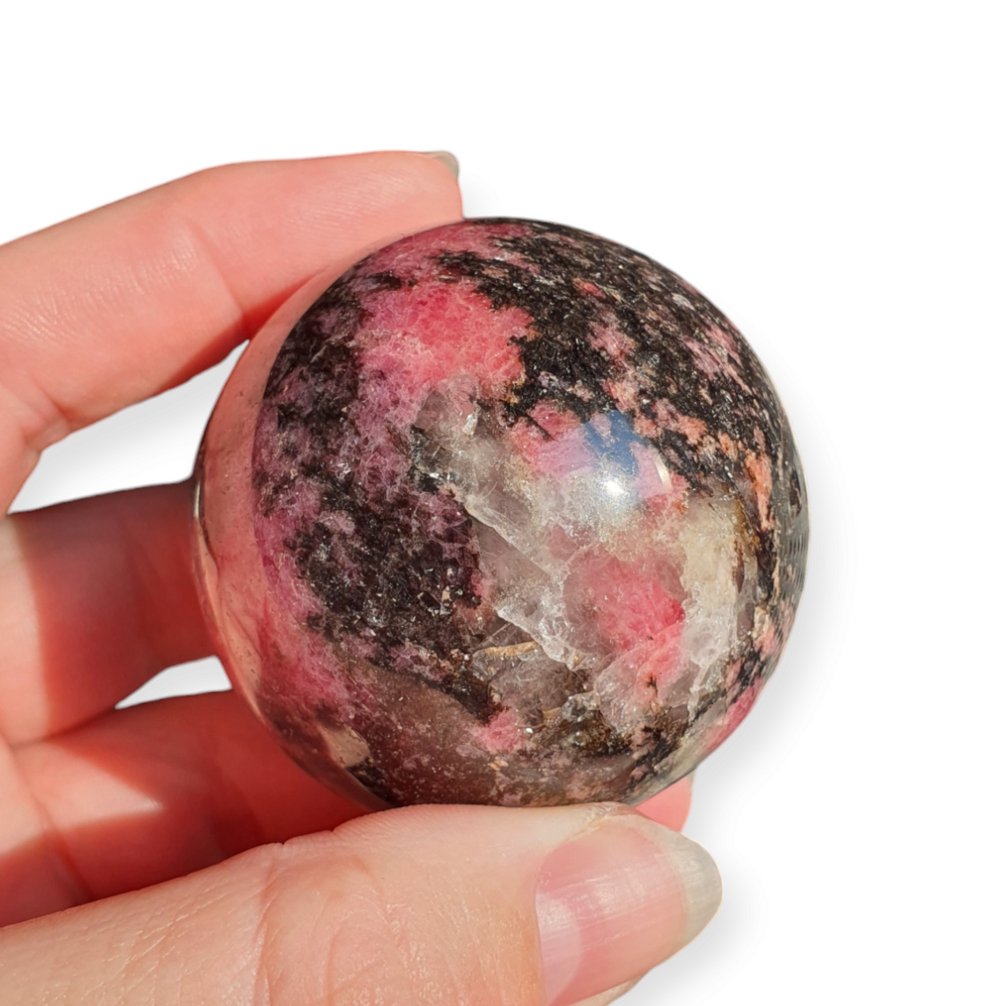 Crystals - Rhodonite Sphere