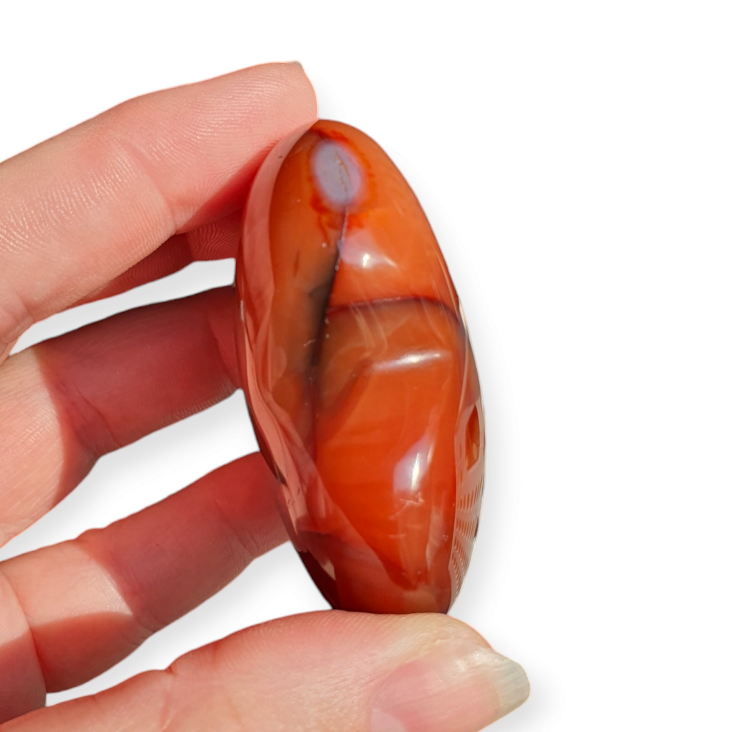 Crystals - Carnelian Polished Heart